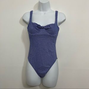 One piece bathing suit by J. Crew is in excellent condition. Size 4